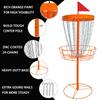Disc Golf Basket with Discs | Portable Disc Golf Target with Heavy Duty 24-Chains Disc Golf Course Basket, Come with 6pcs Discs with Carry Bag - Multi Color Available. view 2