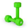 CAP Barbell Neoprene Dumbbell Weights, 8 lb Pair, Shamrock view 1