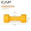CAP Barbell Neoprene Dumbbell Weights, 7 lb Pair, Tuscan Gold view 3
