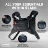 MVRK Water Resistant Running Vest Chest Pack, Phone Holder for Running, Lightweight Training Pack with Extra Storage & Reflective Detail view 2
