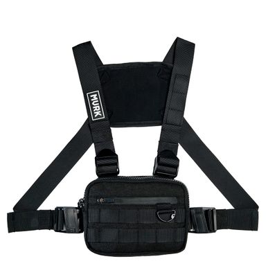 MVRK Water Resistant Chest Bag - Lightweight Tactical Chest Bag For Outdoor Training, Running Chest Pack For Men With Extra Storage