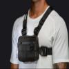 MVRK Water Resistant Chest Bag - Lightweight Tactical Chest Bag For Outdoor Training, Running Chest Pack For Men With Extra Storage view 4