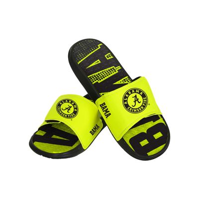 FOCO Alabama Crimson Tide NCAA Mens Highlights Gel Slide - S