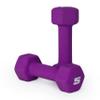 CAP Barbell Neoprene Dumbbell Weights, 5 lb Pair, Violet view 1
