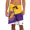 foco Los Angeles Lakers NBA Mens Color Dive Boardshorts - L view 1
