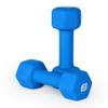 CAP Barbell Neoprene Dumbbell Weights, 6 lb Pair, Azure view 1