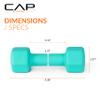 CAP Barbell Neoprene Dumbbell Weights, 9 lb Pair, Mint view 3