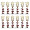 TROPH-Ease Silver Fluted Single Column Trophy Part Set 12 Pack (12 Inch Trophy) view 1