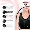 Spall Pro Women Sports Bra  Ladies Chest Protector with Chest Guards & Workout Bra Black view 2