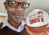 Ballstars Mini Size 6" Basketball with Base view 4
