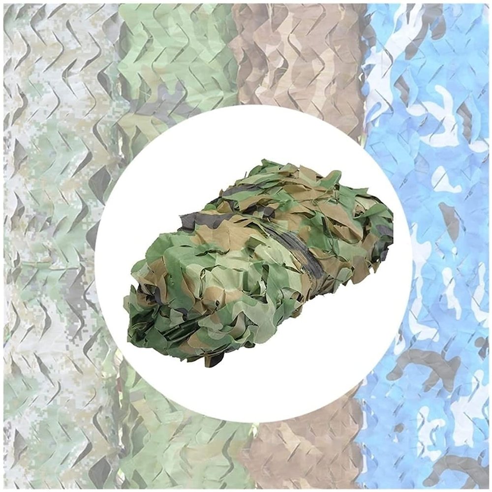 EIIDJFF Camo Netting Sun Shade Shade Cloth Sunscreen Netting Jungle Desert Ocean Digital Halloween Backdrop Beach Garden Camping Hunting Blind Watching Party Deco