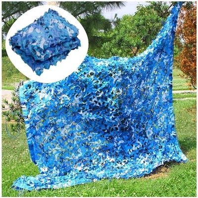 EIIDJFF Camo Netting Sun Shade Protective Netting for Hunting Camping Hide Sunscreen Nets Blue Durable Woodland Net