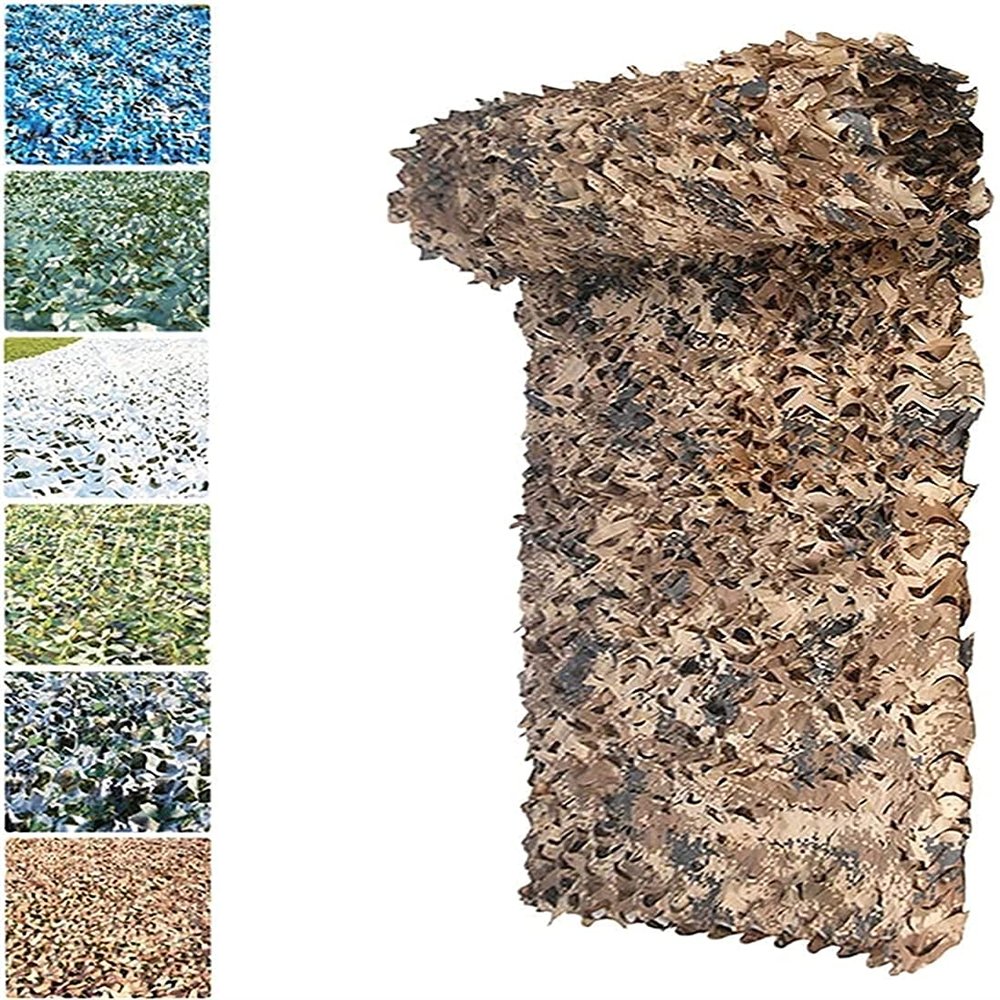 EIIDJFF Camo Netting Sun Shade Home Decor Children Bedroom Garden Plant Protection Party Activities Oxford Fabric Tear Resistant Durable (Size:2X5M)