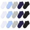 BOOPH Kids Socks for Boys Girls Low Cut Athletic Ankle Socks 6-8 Years Multi04 view 1