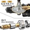 Sougayilang Bait Feeder Spinning Reels,33Lbs Drag Carp Fishing Reel Front and Rear Drag System, Freshwater Fishing Reel for Live Liner Bait Fishing for Catfish Fishing view 3