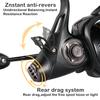 Sougayilang Bait Feeder Spinning Reels,33Lbs Drag Carp Fishing Reel Front and Rear Drag System, Freshwater Fishing Reel for Live Liner Bait Fishing for Catfish Fishing view 4