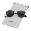 NIDOVIX Kids Polarized Sunglasses Classic Metal Frame for Baby Boys Girls Age 0-4 100% UV Protection (Gunmetal/Grey) view 1
