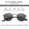 NIDOVIX Kids Polarized Sunglasses Classic Metal Frame for Baby Boys Girls Age 0-4 100% UV Protection (Gunmetal/Grey) view 4