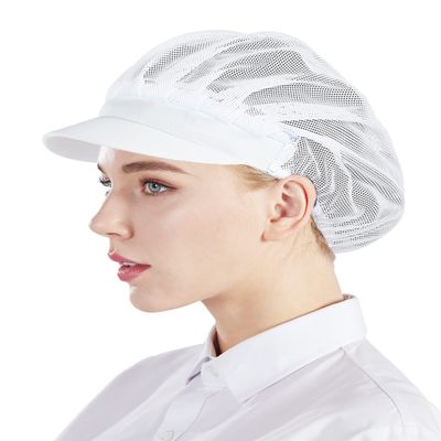 Nanxson 3pcs Chef Hat Kitchen Cooking Chef Cap Food Service Hair Nets CF9033 Whitefullnet