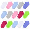 BOOPH Kids Socks for Boys Girls Low Cut Athletic Ankle Socks 4-6 Years Multi05 view 1