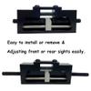 Ficero Universal Pistol Sight Pusher Tool for Glock 1911 Sig Springfield and Others Handgun for Front or Rear Sights view 3