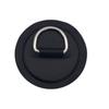 4 Pieces Black Pad/Patch D Rings for PVC Inflatable Boat Canoe Raft Stainless Steel D-Ring Dinghy Kayak Surfboard Paddle Board (Black) view 3