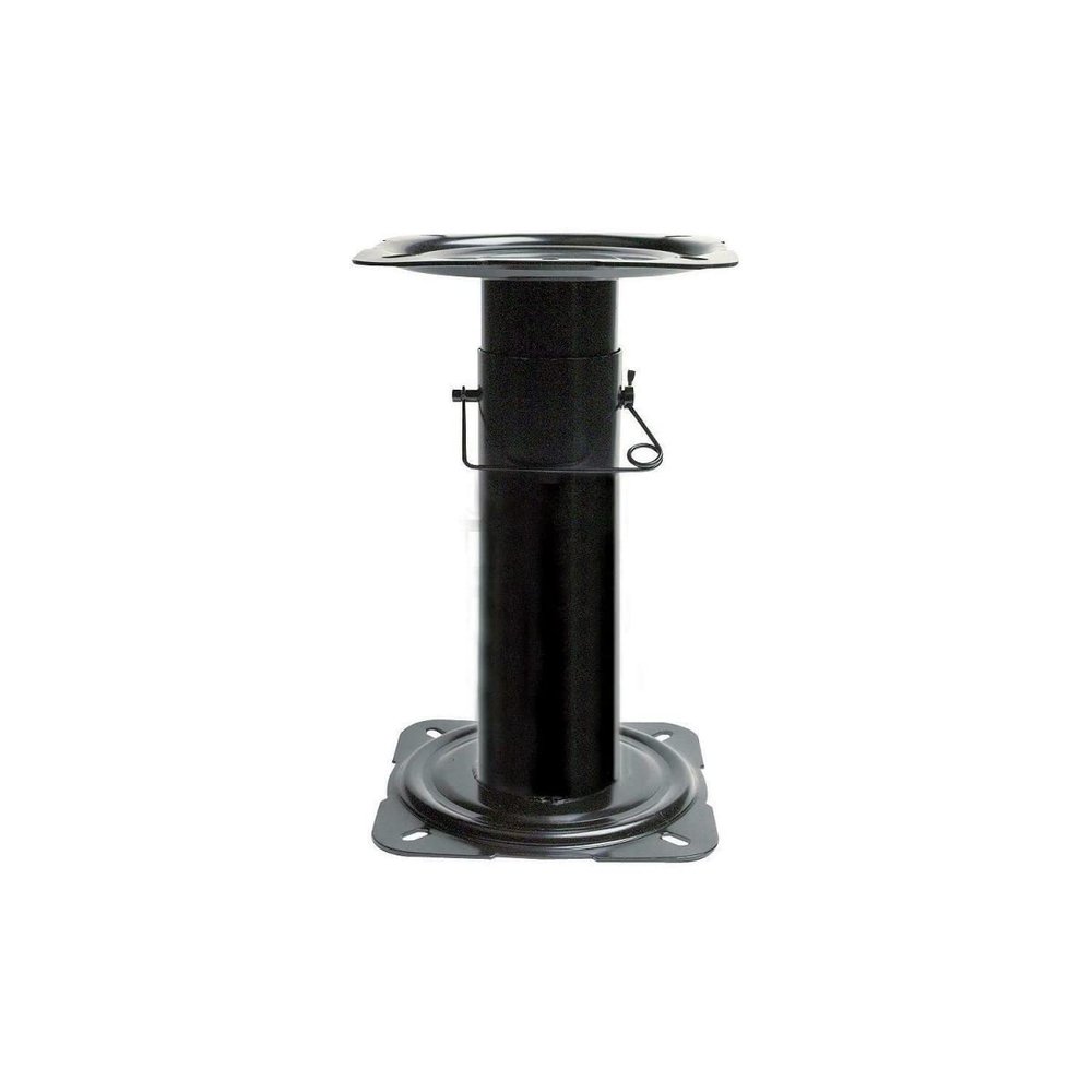 attwood Marine 91320ADJ Adjustable Economy Pedestal Black