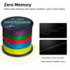 RUNCL Braided Fishing Line X8, Pro Grade Tournament PE Line for Fresh/Saltwater, Abrasion Resistant, No Stretch, Hi Vis Multi-Color Measure Line, 328/546/1093 Yards, 8-200 lb, Christmas Fishing Gifts view 3