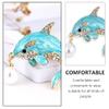 Happyyami Dolphin Brooch Men Women Pearl Breastpin Animal brooches pin Rhinestones Clothing Accessories Birthday Corsage Jewelry (Blue) view 3
