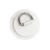 4 Pieces White Pad/Patch D Rings for PVC Inflatable Boat Canoe Raft Stainless Steel D-Ring Dinghy Kayak Surfboard Paddle Board view 2
