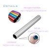 XMWangzi Aluminum Track Field Relay Batons, Race Equipments for Running Race Team, Suitable for Outdoor Sports Practice Athlete, Corrosion Resistant High Strength Smooth Surface (4Pcs Sliver) view 3