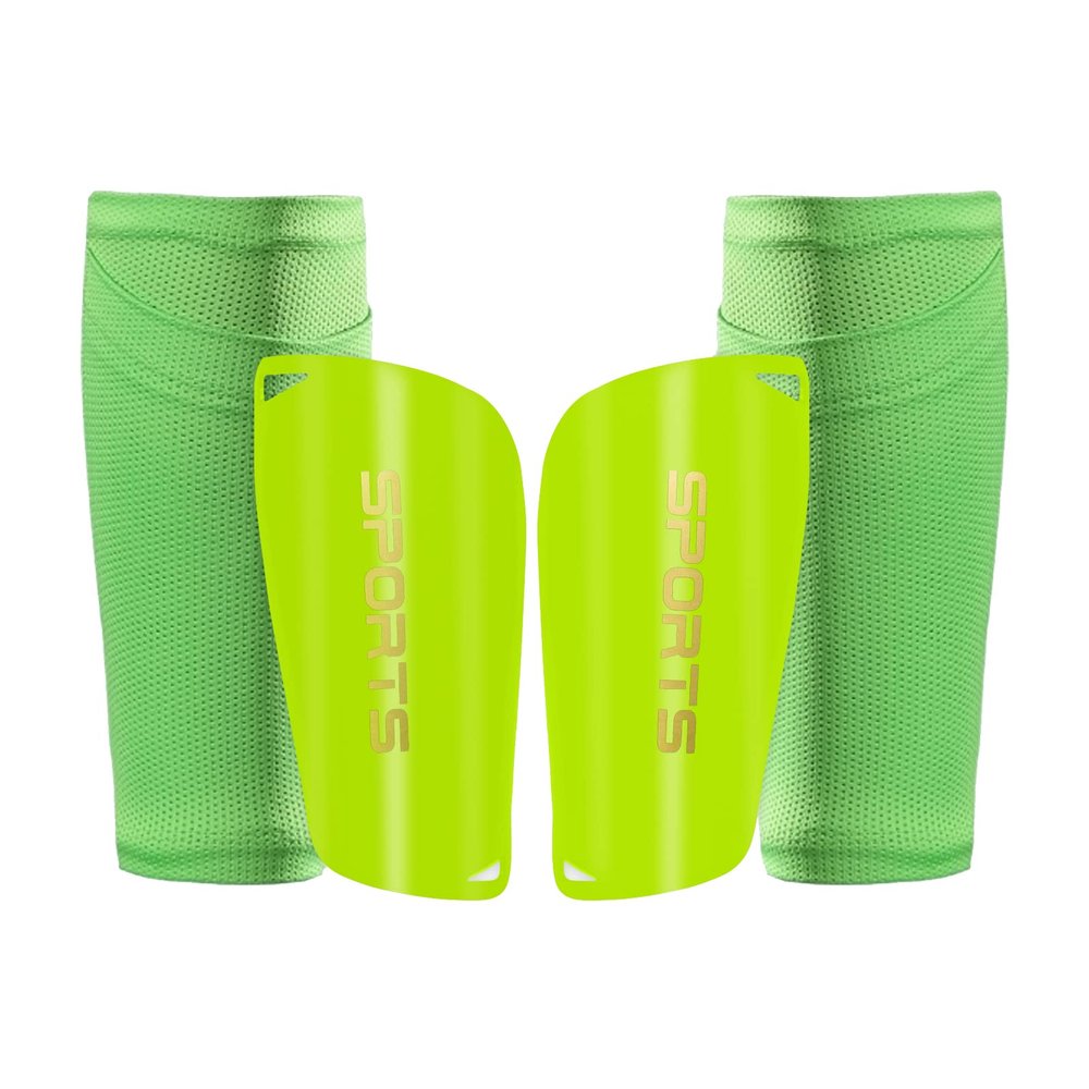 AIMISICAR Kids Youth Soccer Shin Guards, Shin Pads and Shin Guard Sleeves for 3-15 Years Old Boys and Girls for Football Games, EVA Cushion Protection Reduce Shocks and Injuries