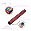 XMWangzi Aluminum Track Field Relay Batons, Race Equipments for Running Race Team, Suitable for Outdoor Sports Practice Athlete, Corrosion Resistant High Strength Smooth Surface (4Pcs Red) view 3