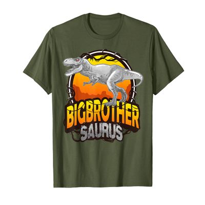 Big Brothersaurus Vintage T Rex Dinosaur Big Brother Saurus T-Shirt