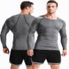 NELEUS Men's 3 Pack Workout Compression Shirts,5030,Black,Grey,Blue,3XL view 3