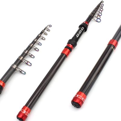 1.8m-3.6m New Compact Long-Range Bait Rod, Bait Weight 15-70g, Telescopic Sea Fishing Rod, Trout Rod Sea Bass Fishing Rod, Carp Fishing Rod, Travel Fishing Tackle ZYHYD (Size : 2.7m)