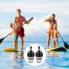 Shappy 2 Pcs Stand up Paddle Board Pump Adapter Strong Sealing Inflatable Boat Sup Pump Adaptor Quick Inflation Conventional Air Valve Adapter for Inflatable Kayak Stand up Paddle Board(Black) view 4