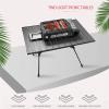 BaiTTang Portable Aluminum Folding Table Outdoor Picnic Table with Carrying Bag, Manually Adjustable Table Height, Ideal for Outdoor Hiking BBQ Camping Fishing view 3