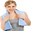 Micisty Microfiber Towel, Beach Towel, Fast Drying, Lightweight, Soft, Compact, Quick Dry Fitness Hiking Yoga Camping Travel Towel (Blue, L 30x60 in) view 4