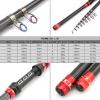 1.8m-3.6m New Compact Long-Range Bait Rod, Bait Weight 15-70g, Telescopic Sea Fishing Rod, Trout Rod Sea Bass Fishing Rod, Carp Fishing Rod, Travel Fishing Tackle ZYHYD (Size : 2.1m) view 3