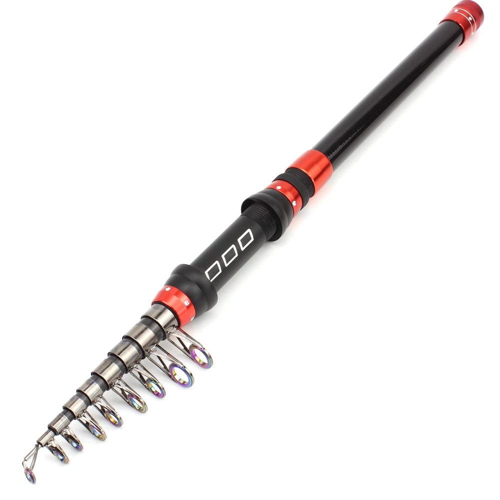 3.6m-1.8m New Telescopic Sea Fishing Rod, Trout Rod, Compact Long-Range Bait Rod, Bait Weight 15-70g, Sea Bass Fishing Rod, Carp Fishing Rod ZYHYD (Size : 2.7m)