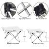 BaiTTang Ultra-Light Aluminum Folding Table Outdoor Picnic Table with Carrying Bag and Skidproof Foot Cover, Ideal for Outdoor Hiking BBQ Camping Fishing Beach (Size : Medium) view 2