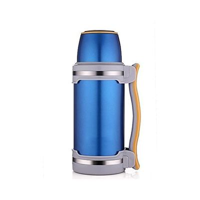 WPYYI 2L Stainless Steel Insulated Vacuum Flask Work Travel Camping Sport Kettle,Vacuum Insulated Beverage Bottle,Insulated Cup Mug (Color : Blue)