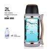 WPYYI 2L Stainless Steel Insulated Vacuum Flask Work Travel Camping Sport Kettle,Vacuum Insulated Beverage Bottle,Insulated Cup Mug (Color : Blue) view 3