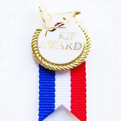 Snowflake Designs Kip Award Gymnastics Ribbon Pin - #1709
