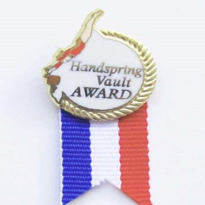 Snowflake Designs Handspring Vault Gymnastics Pin - #1711