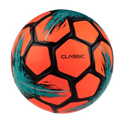 Select Classic V21 Soccer Ball, Orange, Size 5