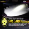 Nitecore P20i UV 1800 Lumen USB-C Rechargeable Tactical Flashlight with UV Ultraviolet Black Light and LumenTac Organizer view 3