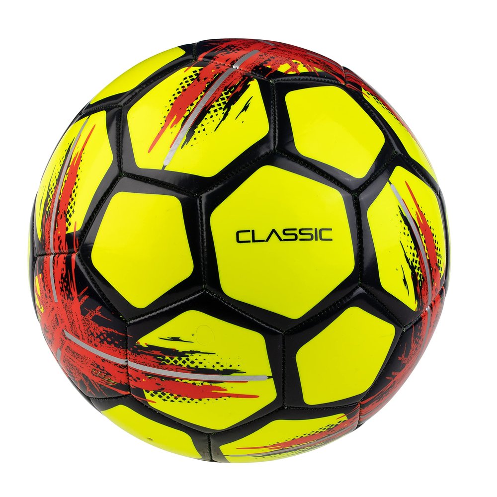 Select Classic V21 Soccer Ball, Yellow, Size 5