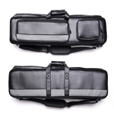 Billiard Depot 2x22x42x53x6 Professional Pool Cue Case 2butts 2shafts2butts 4shafts2butts 5shafts3butts 6shafts Carry Billiard Pool Cue Stick Case (3B6S-Soft-Grey)